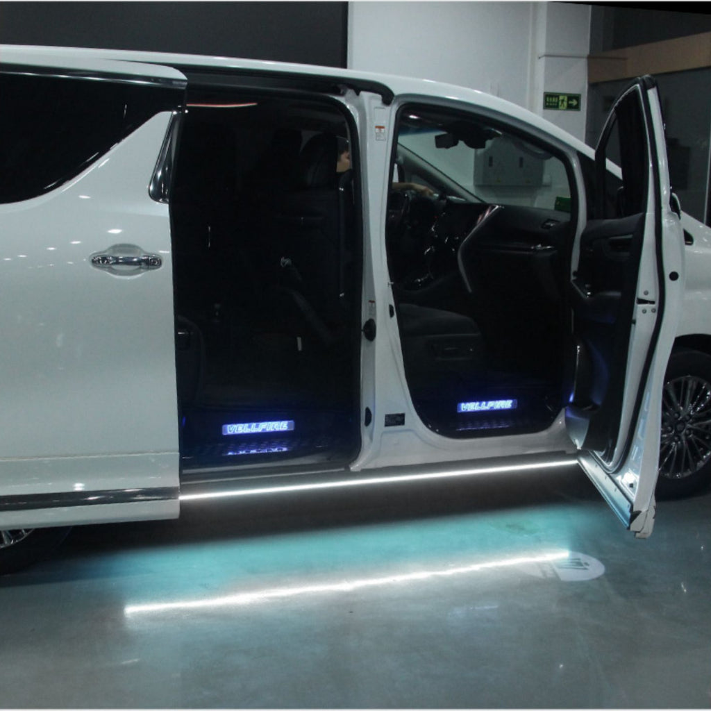 For Toyota Vellfire Alphard AGH30 AGH40 Side Skirt Light Power Door Light Bar 2015-2026