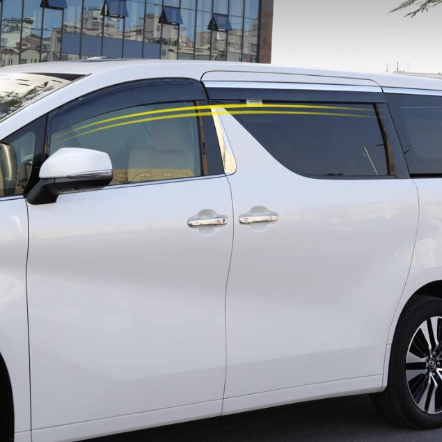 For Toyota Vellfire Alphard AGH30 Door Visor OEM 2015-2023 Alphard Vellfire Accessories