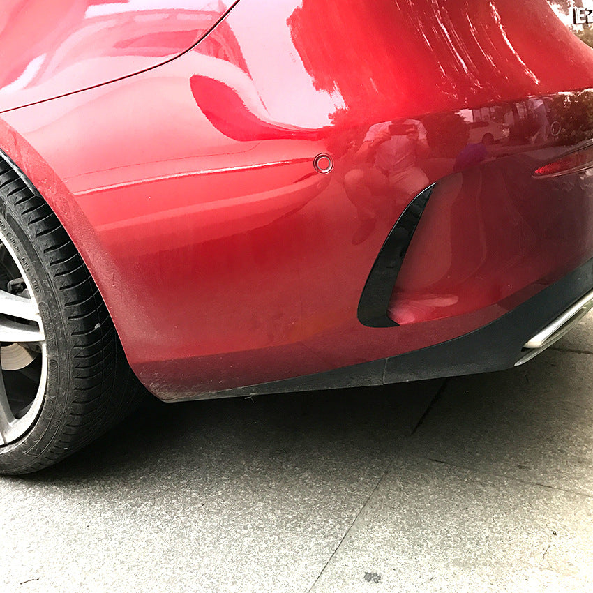 For Mercedes W238 AMG Coupe Canard Rear bumper diffuser knife decorative