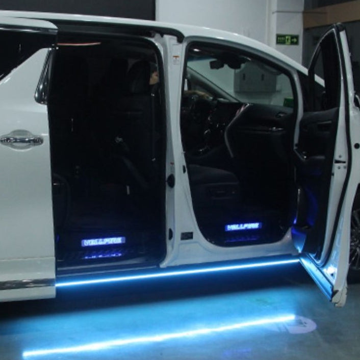 For Toyota Vellfire Alphard AGH30 AGH40 Side Skirt Light Power Door Light Bar 2015-2026