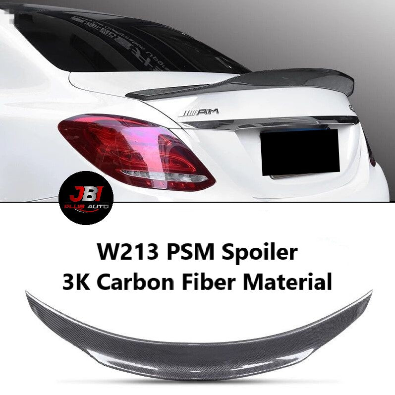 For Mercedes W213 E Class Carbon Fiber AMG Spoiler PSM Spoiler