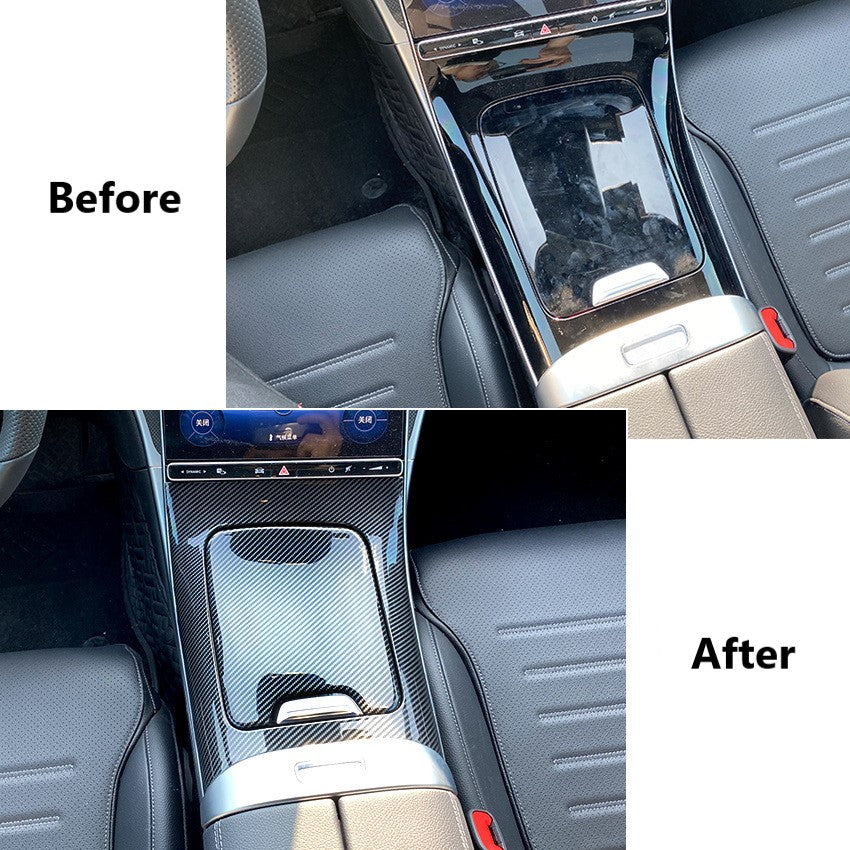 For Mercedes W206 C class ABS Carbon Fiber Colour Carbon Look Interior Upgrade Cover