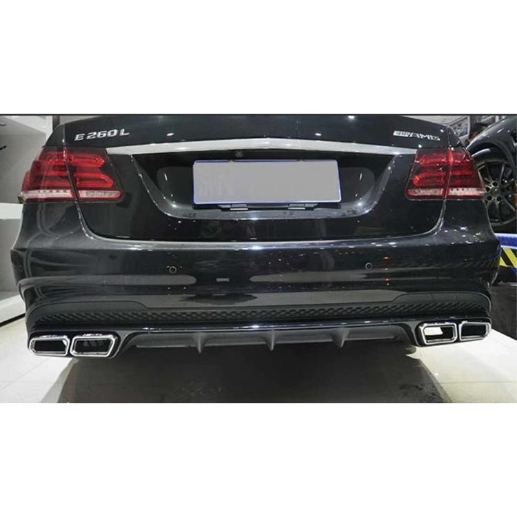 For Mercedes-Benz W212 E63 AMG Style Diffuser W212 Facelift 2013-2015