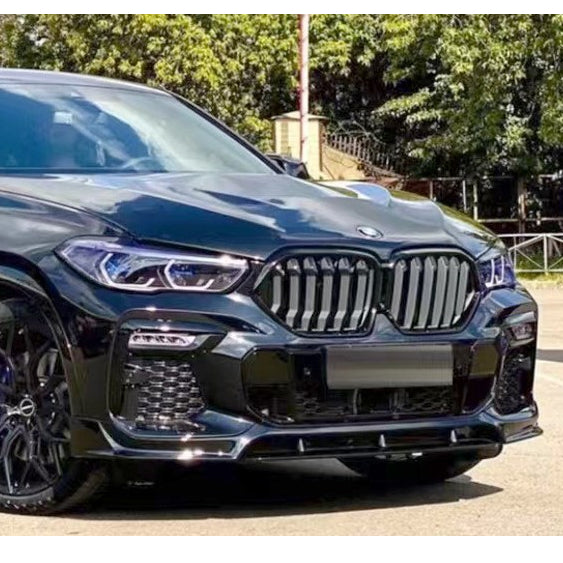 For BMW G06 X6 M Performance Front Lip Bodykit 2019-2023 Grill Diffuser