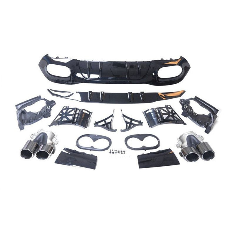 For Mercedes-Benz A-class W177 V177 A45 AMG Diffuser A180 A200 A250 A35 A45