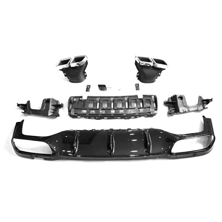 For Mercedes-Benz W213 E63 Facelift AMG Style Diffuser 2021-2023