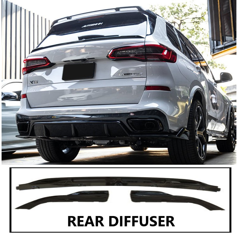 For BMW G05 X5 M Pefomance Bodykit Front Lip Grill Diffuser Spoiler