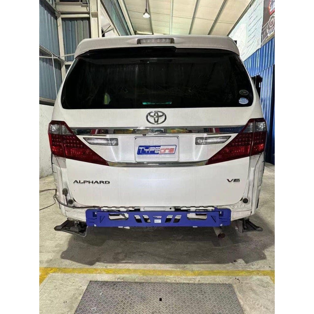 For Toyota Alphard Vellfire AGH30 ANH20 TYPE ONE Rear Bumper Anti Crash Bar AGH30 2008-2023