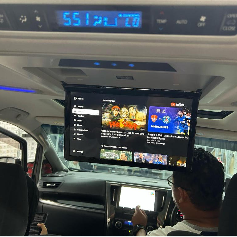 Toyota Alphard Vellfire Agh30 Dynavin Android 15.6Inch Auto Roof Monitor