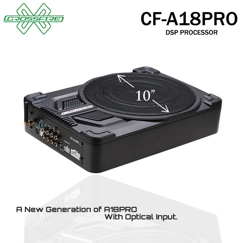 CROSSFIRE DSP Amplifier With Subwoofer All In One Series (10") A18PRO
