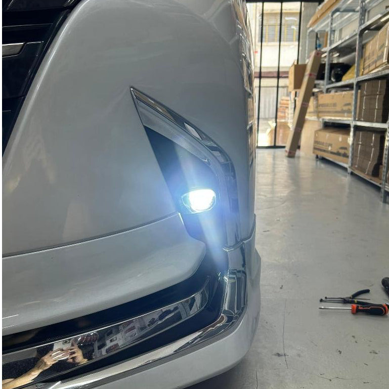 Toyota Alphard Vellfire AGH40 LED Golden Fog Light Projector Fog Lamp Goden White