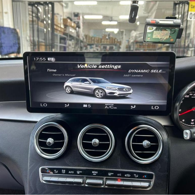 Mercedes Benz W205 W213 W253 C E Class GLC Dynavin DP8 Series 12.3inch Android Player