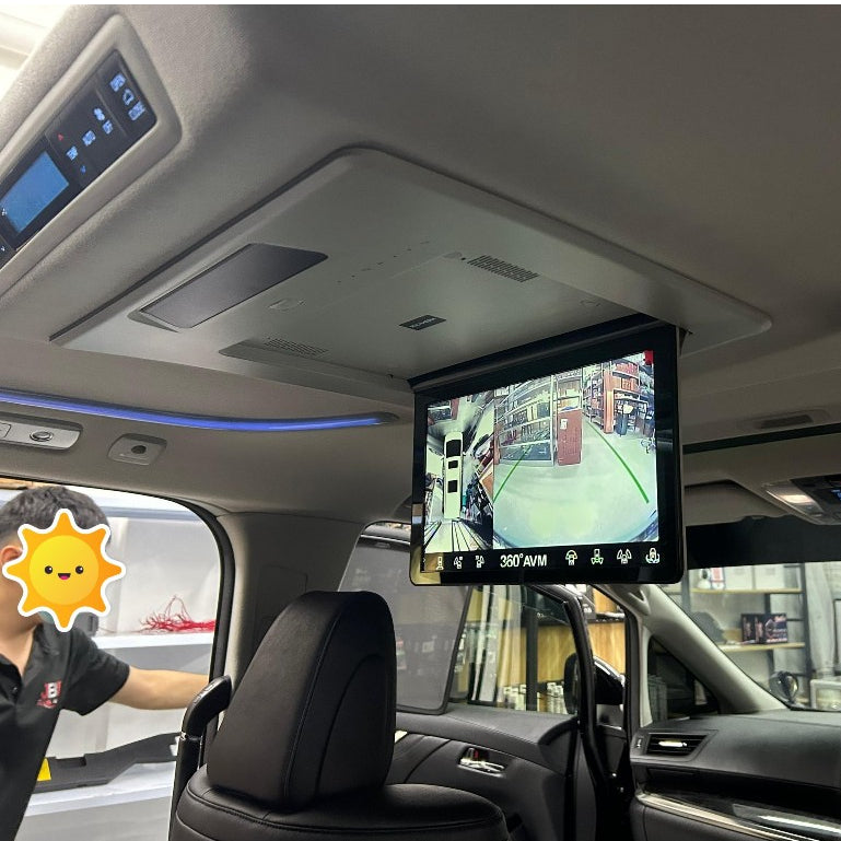 Jbi Plus Toyota Vellfire Alphard Agh30 Dynavin Roof Monitor Full HD