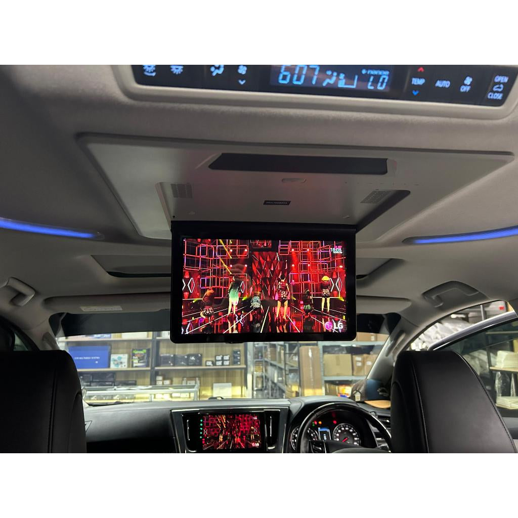 Jbi Plus Toyota Vellfire Alphard Agh30 Dynavin Roof Monitor Full HD