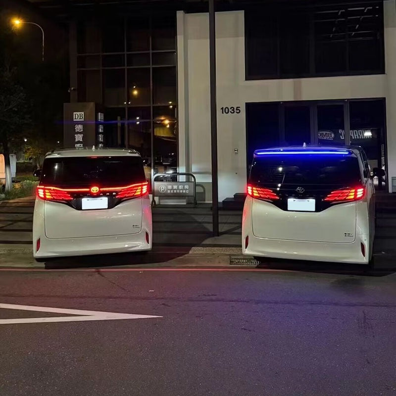 Toyota Alphard AGH40 AH40 Tail lights through Dynamic Rear Centre Garnish