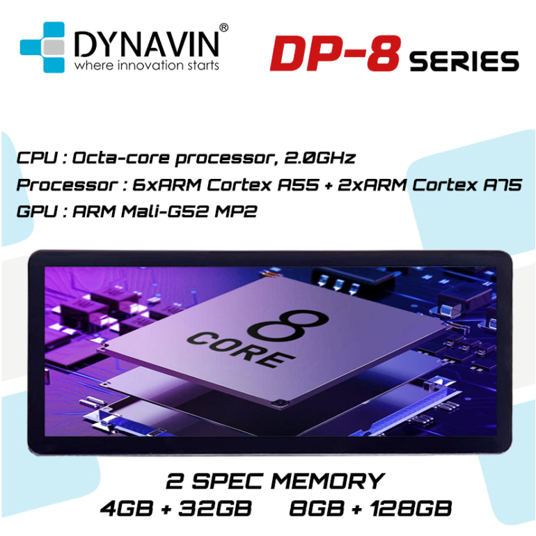Dynavin DP8 Series 12.3inch Universal Size Android Player