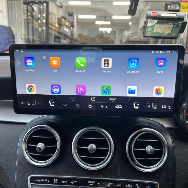Mercedes Benz W205 W213 W253 C E Class GLC Dynavin DP8 Series 12.3inch Android Player