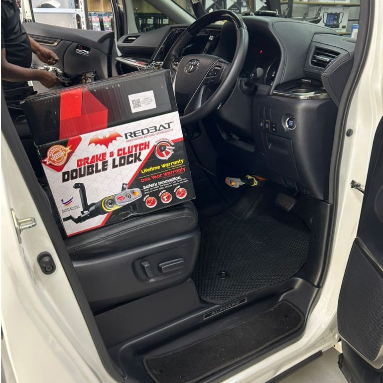 Toyota Alphard Vellfire Agh30 Agh40 Ah40 Redbat Brake & Clutch Double Lock Pedal Lock Safety Lock Security