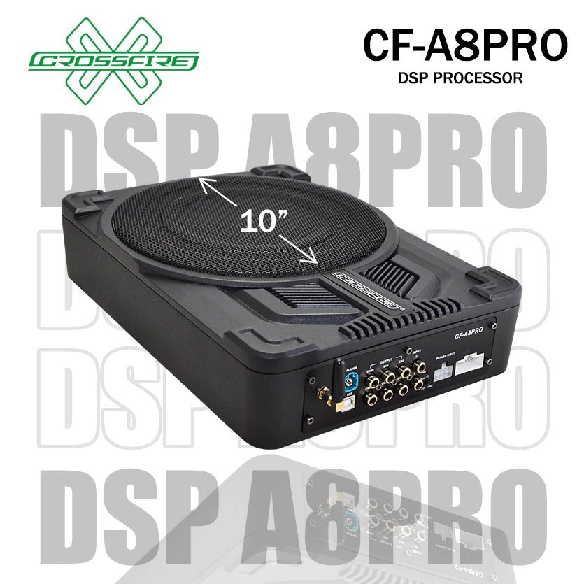 CROSSFIRE DSP Amplifier Active Subwoofer All In One Series Built CF-A8PRO