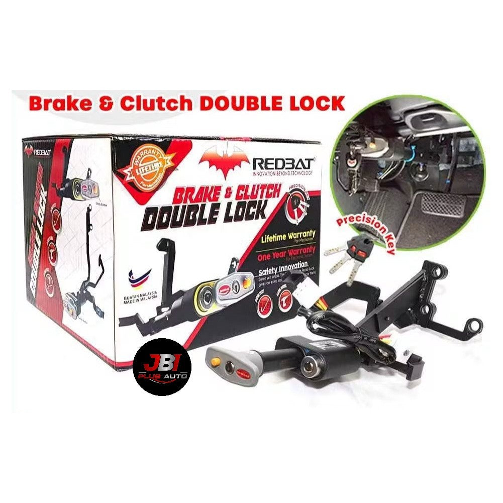 Toyota Alphard Vellfire Agh30 Agh40 Ah40 Redbat Brake & Clutch Double Lock Pedal Lock Safety Lock Security