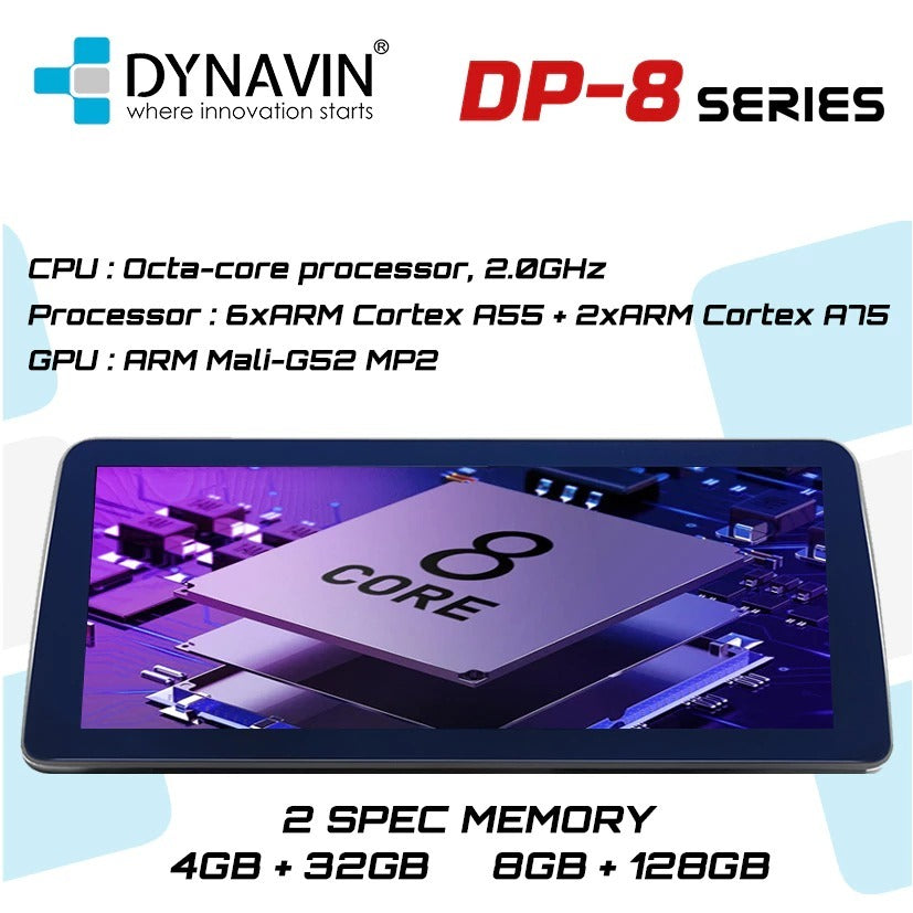 Dynavin DP8 Series 12.3inch Universal Size Android Player