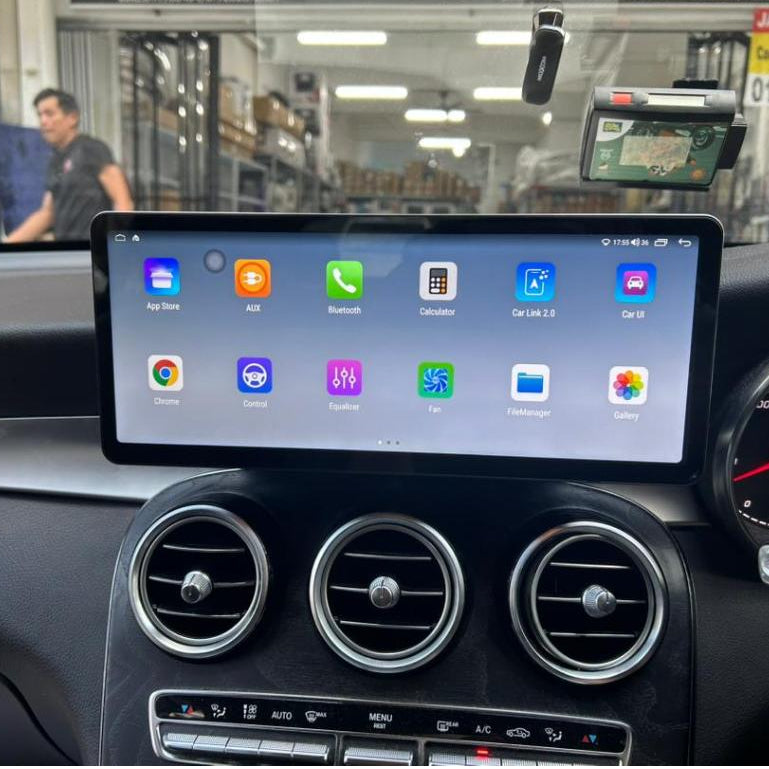 Mercedes Benz W205 W213 W253 C E Class GLC Dynavin DP8 Series 12.3inch Android Player