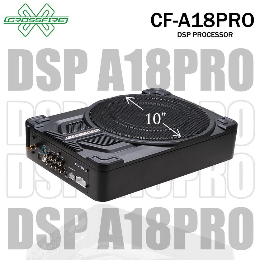 CROSSFIRE DSP Amplifier With Subwoofer All In One Series (10") A18PRO