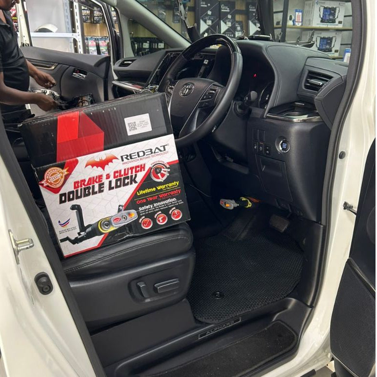 Toyota Alphard Vellfire Agh30 Agh40 Ah40 Redbat Brake & Clutch Double Lock Pedal Lock Safety Lock Security