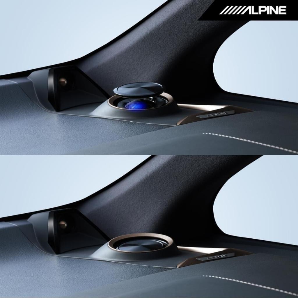Alpine X3-710S-LUP-AV-40 lift up 3-way speakers for Alphard/Vellfire (30 40 series)