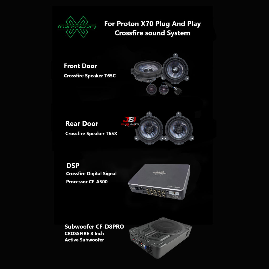 For Proton X70 Plug And Play Crossfire sound System OEM Speaker
