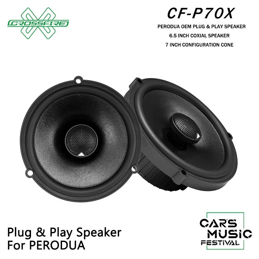 CROSSFIRE Perodua OEM Midbass Speaker CF-P70MB Coxial Speaker CF-P70X