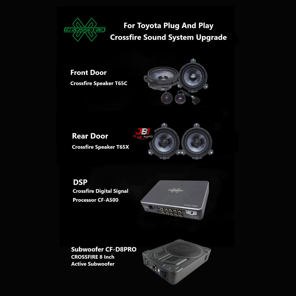 For Toyota Plug And Play Crossfire sound System OEM Speaker