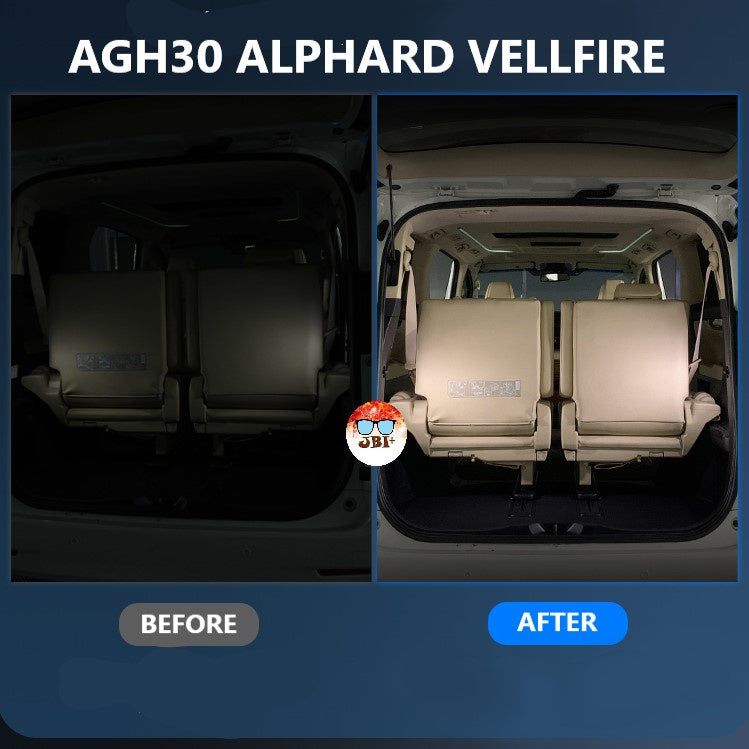 For Toyota Alphard Vellfire AGH30 Rear Trunk LED Light 2015-2022