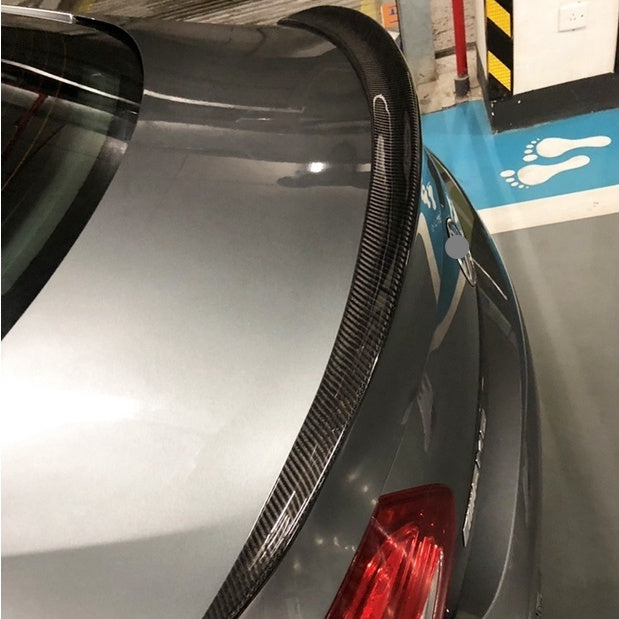 For Mercedes W205 C Class Coupe Carbon Fiber Facelift Style Spoiler