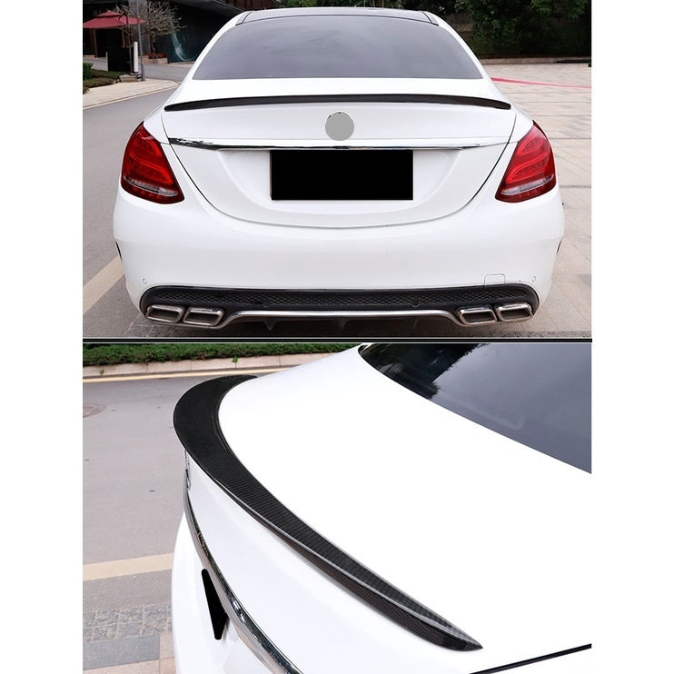 For Mercedes W205 C Class Carbon Fiber Spoiler