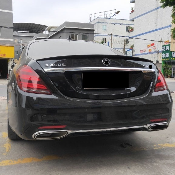 For Mercedes W222 S Class Spoiler 2014 2022 Carbon fiber