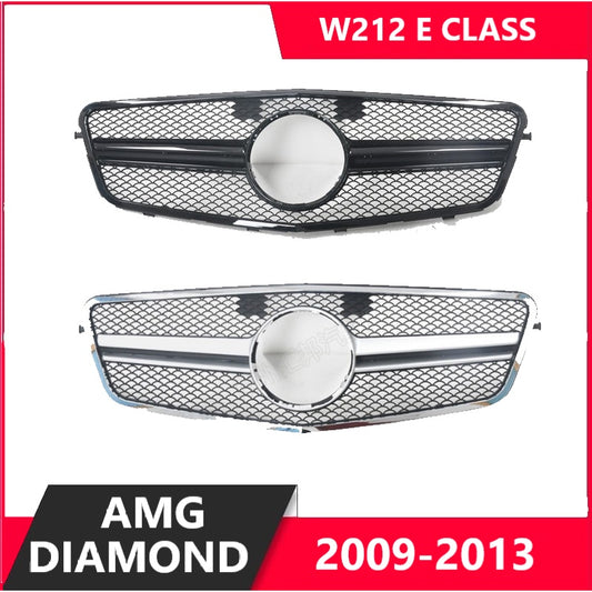 For Mercedes W212  E Class Pre Facelift Diamond Grille 09-13