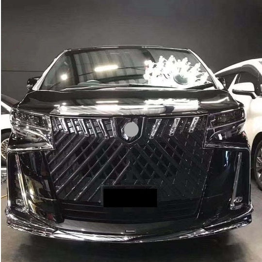 For Toyota Alphard AGH30 2018+ Facelift WALD Front Grill Grille