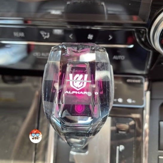 For Toyota Alphard Vellfire Crystal LED Gear Knob ANH20 AGH30 Diamond Gear Knob