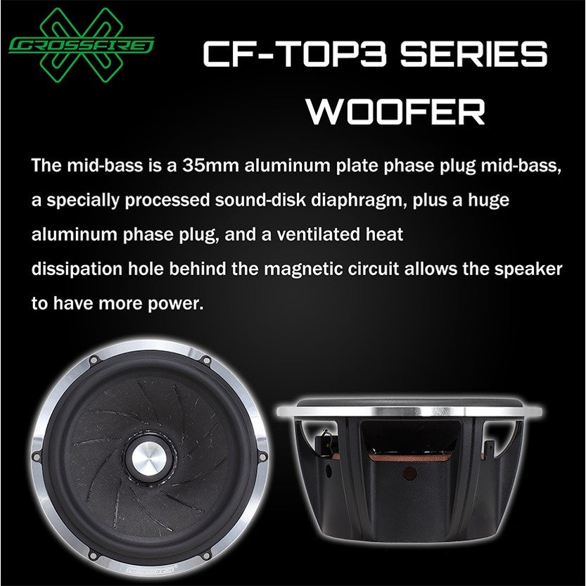 CROSSFIRE Top 3 Series 3 Way Speaker System