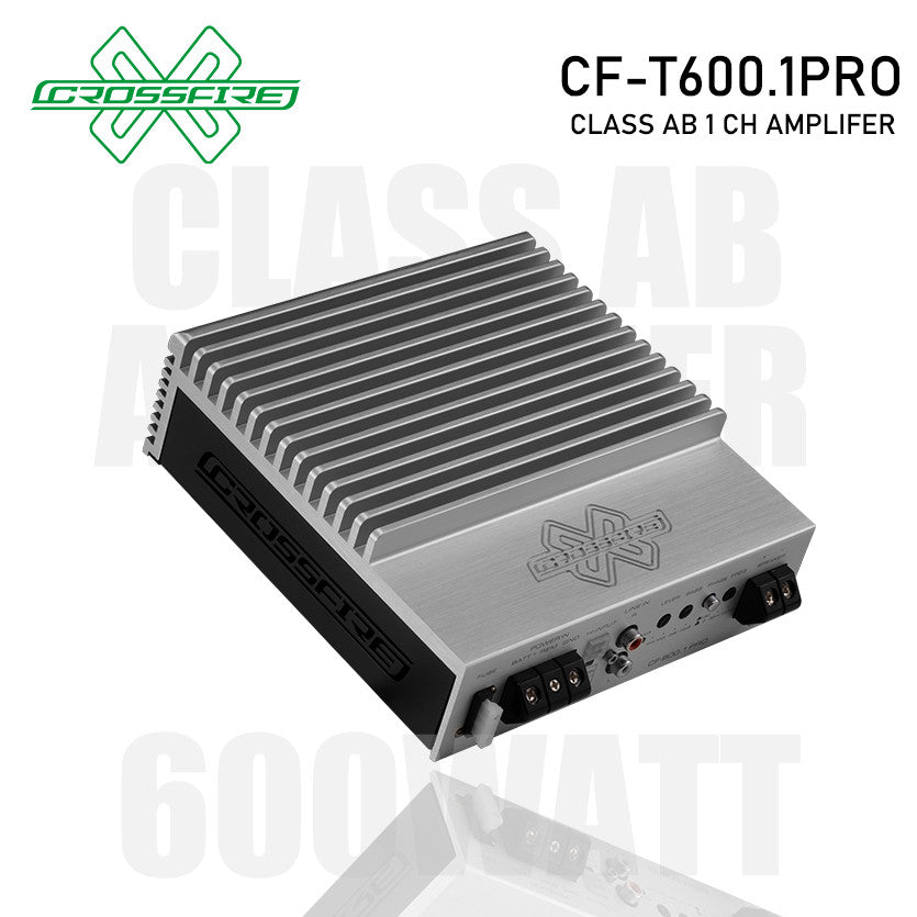 CROSSFIRE Class AB 1 Channel Amplifier CF-T600.1PRO