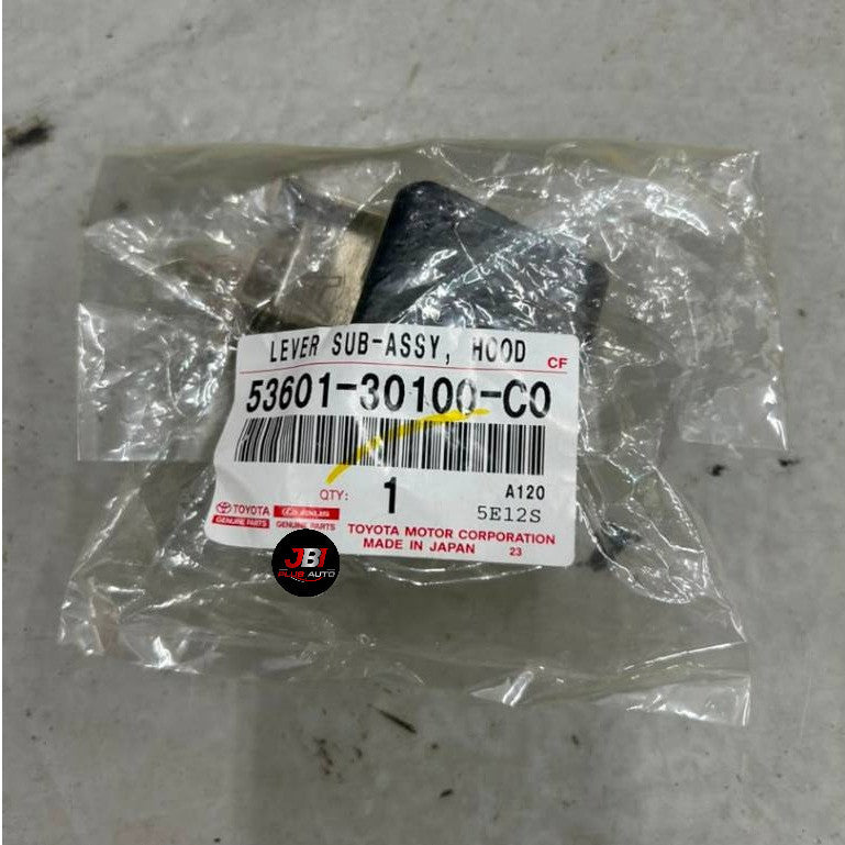 Toyota Genuine Hood Release Lever Bonnet Handle Front Bonnet Release Lever Part No. 53601-30100-