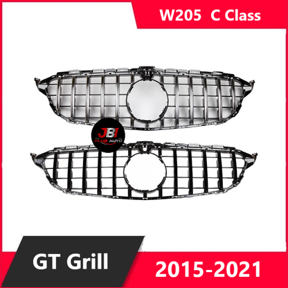 For Mercedes W205 C Class GT Grill 2015-2021