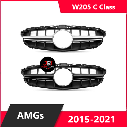 For Mercedes W205 C Class AMGs Grill 2015-2021