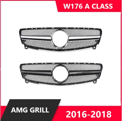 For Mercedes W176 Grill  A Class AMG Grill 2013 2018