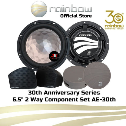 Rainbow Audio 6.5" 2 Way Component Car Speaker With Ambient Light Enclosure 30th Anniversary Series AE-30TH