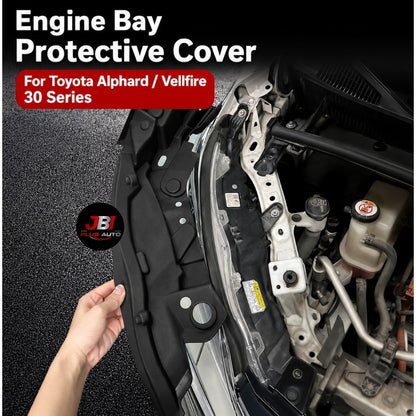 Toyota Alphard Vellfire AGH30 2018-2022 Engine Bay Protective Cover Engine Compartment Dust Cover