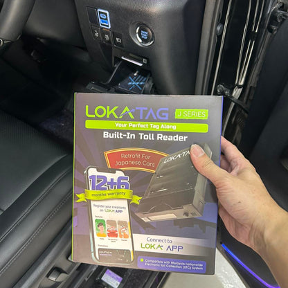 Toyota Alphard Vellfire LOKATAG J Series Built-in Toll Reader - RECON Car
