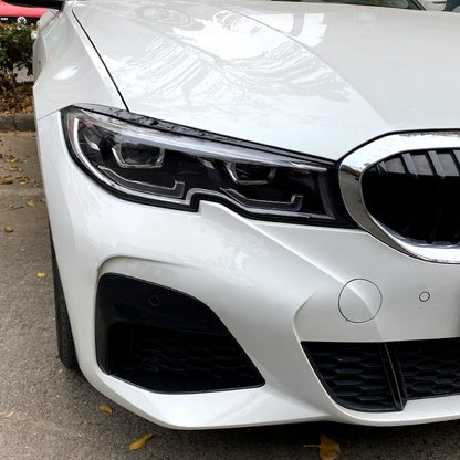 For BMW G20 F30 G30 E90 headlight eyebrow decoration car sticker modification