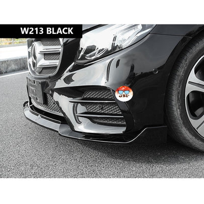 For Mercedes Benz W213 E200 E250 E300 Front lip Diffuser Bodykit